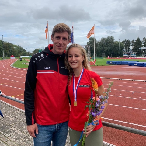 Sarah van Beilen Nederlands kampioen meerkamp U20